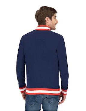 Chamarra casual Nautica Jeans con bolsillos para hombre