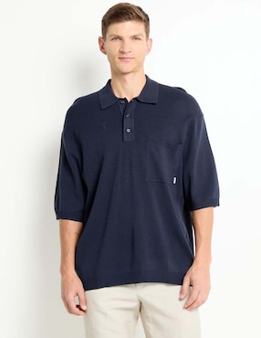 Suéter Calvin Klein cuello polo para hombre