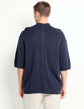 Suéter Calvin Klein cuello polo para hombre