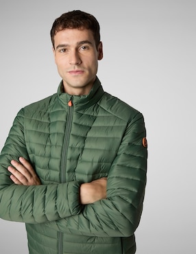 Chamarra capitonada Save the Duck con bolsillos para hombre
