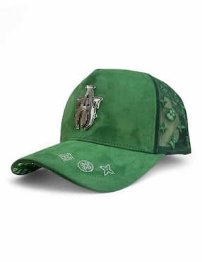 Gorra visera curva snapback alma de toro Green Theme ADT para hombre