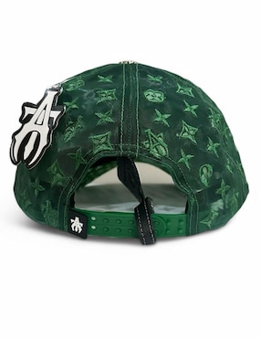 Gorra visera curva snapback alma de toro Green Theme ADT para hombre