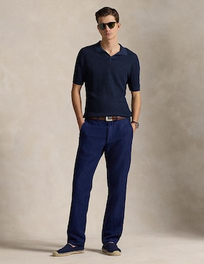 Pantalón recto Polo Rl de algodón para hombre