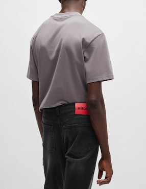 Jeans straight Hugo lavado medio para hombre