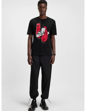 Playera Hugo cuello redondo para hombre