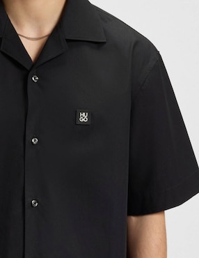 Camisa casual Hugo de algodón manga corta para hombre