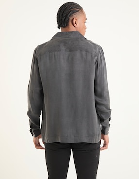 Camisa casual Hugo manga larga para hombre