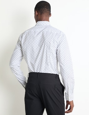 Camisa casual Hugo de algodón manga larga para hombre