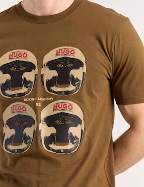 Playera Hugo cuello redondo para hombre