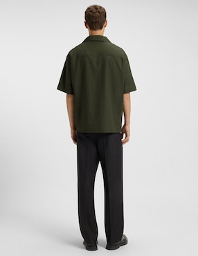 Camisa casual Hugo de algodón manga corta para hombre