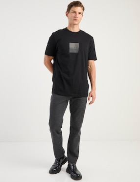 Playera Hugo cuello redondo para hombre