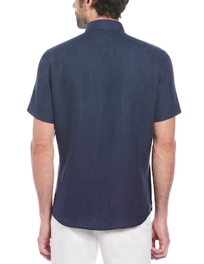 Camisa casual Original Penguin de lino manga corta para hombre