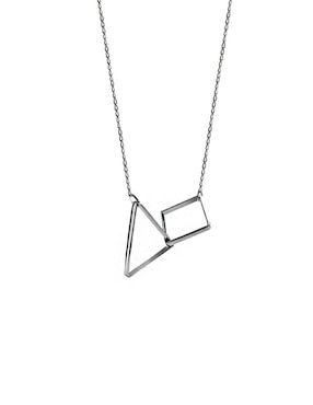 Collar cuadrado Enrique Garcia de plata P 925