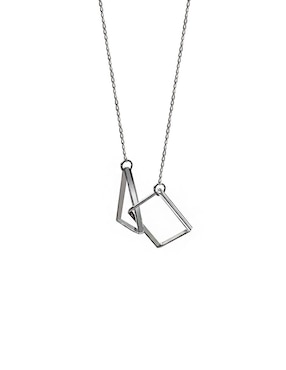 Collar cuadrado Enrique Garcia de plata P 925