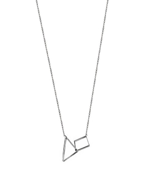 Collar cuadrado Enrique Garcia de plata P 925