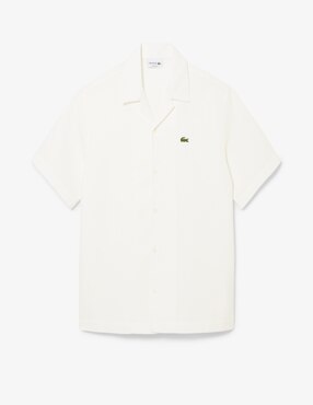Camisa casual Lacoste de algodón manga corta para hombre