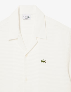 Camisa casual Lacoste de algodón manga corta para hombre