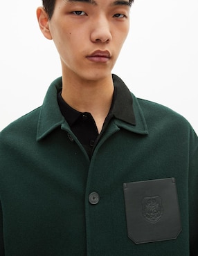 Sobrecamisa casual The Kooples de lana manga larga para hombre
