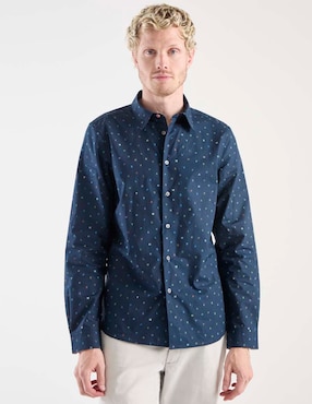 Camisa casual Ps By Paul Smith de algodón manga larga para hombre