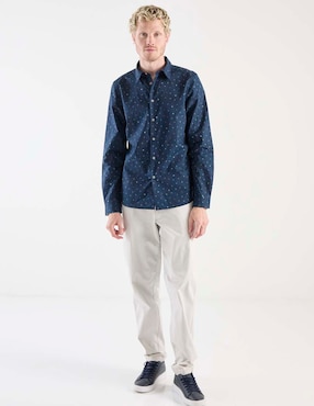 Camisa casual Ps By Paul Smith de algodón manga larga para hombre