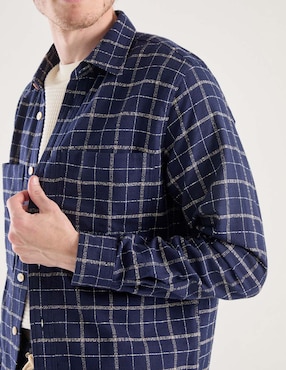 Camisa casual Ps By Paul Smith de algodón manga larga para hombre