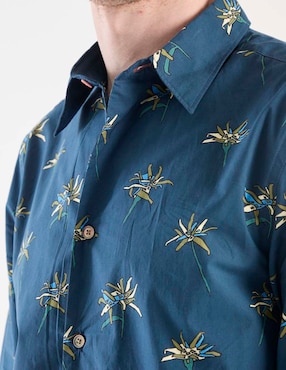 Camisa casual Ps By Paul Smith de algodón manga larga para hombre