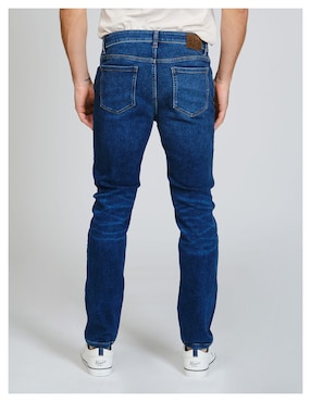 Jeans straight Original Penguin OPBFF042455 lavado medio para hombre