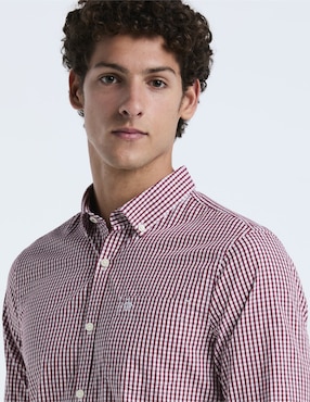 Camisa casual Original Penguin de algodón manga larga para hombre