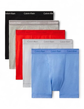 Set bóxer brief Calvin Klein de algodón para hombre 5 piezas