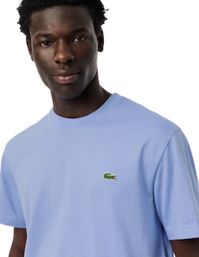Playera Lacoste Core essentials cuello redondo para hombre