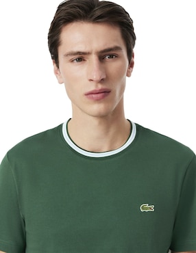 Playera Lacoste Core Essentials cuello redondo para hombre