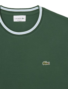 Playera Lacoste Core Essentials cuello redondo para hombre