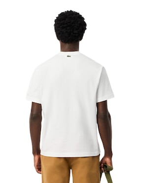 Playera Lacoste Core Originals cuello redondo para hombre