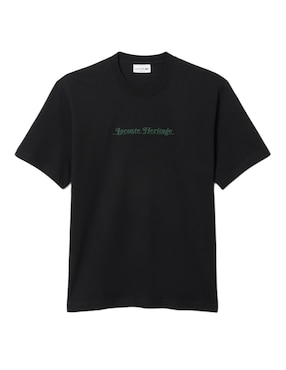 Playera Lacoste Core originals cuello redondo para hombre