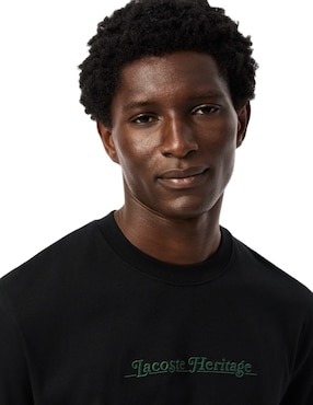 Playera Lacoste Core originals cuello redondo para hombre