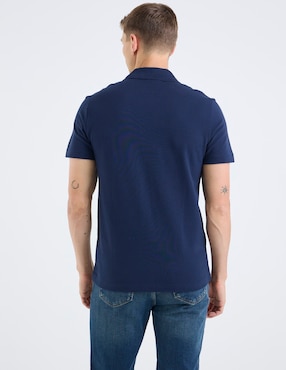 Playera tipo polo Lacoste color block para hombre