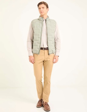 Camisa casual Scappino de algodón manga larga para hombre