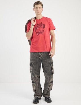 Playera Psycho Bunny cuello redondo para hombre
