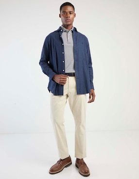 Pantalón recto Polo Ralph Lauren de algodón para hombre