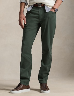 Pantalón straight Polo Ralph Lauren de algodón para hombre