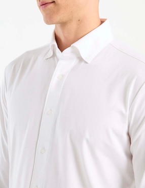 Camisa casual Scappino de algodón manga larga para hombre