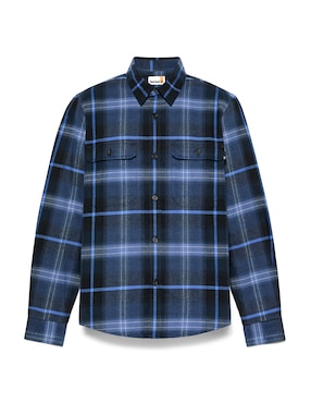 Camisa casual Timberland de algodón manga larga para hombre