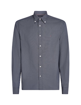 Camisa casual Tommy Hilfiger de algodón manga larga para hombre