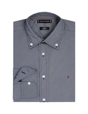 Camisa casual Tommy Hilfiger de algodón manga larga para hombre
