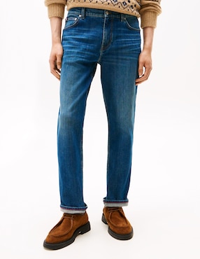 Jeans straight Tommy Hilfiger MW040566-1BE para hombre