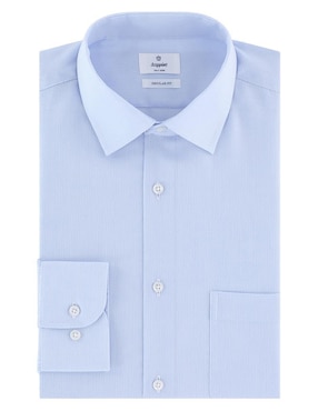 Camisa business casual Scappino de algodón manga larga para hombre