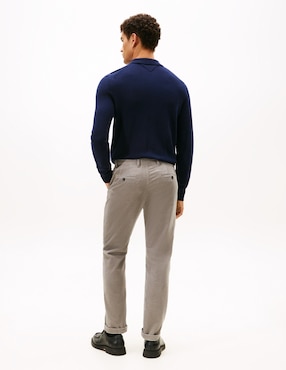Pantalón casual regular regular Tommy Hilfiger de algodón para hombre