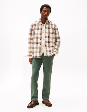 Pantalón regular Tommy Hilfiger de algodón para hombre