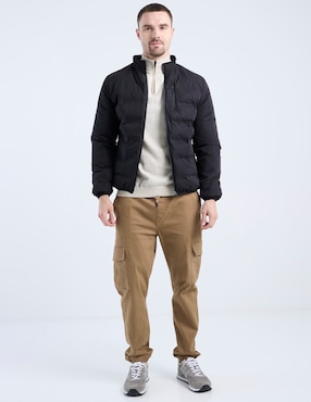 Chamarra acolchada Scappino con bolsillos para hombre