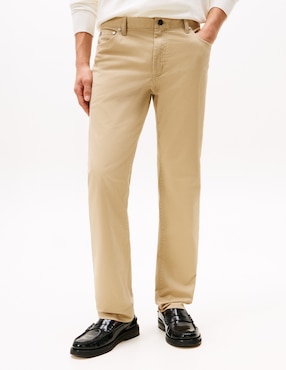 Pantalón regular Tommy Hilfiger de algodón para hombre